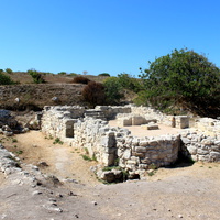 Руины древнего города.