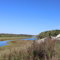 Д. Голышево, вид к северо-востоку на Голышевское озеро и долину р. Клязьма