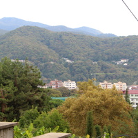 Вид на посёлок со смотровой площадки.