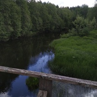 Река Двиница, вид с моста