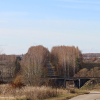 С. Малолучинское,  панорама с востока, с дороги на с. Шипилово