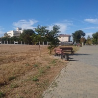 Курортная улица перед санаторием "Сакрополь"