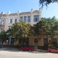 Пансионат Орбита, ныне не действующий. Бывший отель "Бо-Риваж" постройки 1916г.