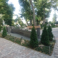Парк «Крым в миниатюре» на территории старинной дачи "Альпийская Роза". Макет Воронцовского дворца в Алупке