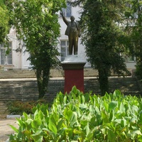 Памятник Ленину на территории военного детского клинического санатория имени Е.П. Глинки