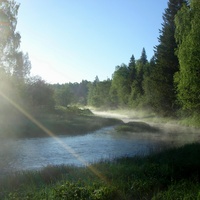 Река Цна - Утро