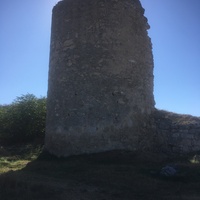 Остатки башен и стен крепости Каламита на Монастырской скале