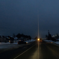 Воря-Богородское, ночное шоссе А-107