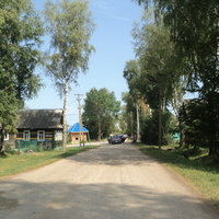 Центр деревни Веряжа.