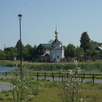 Парк на пруду, часовня