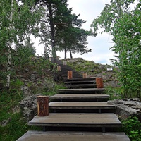 Обустроенная тропа на гору Паасонвуори (Паасо) 79 метров