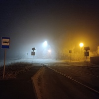 Автобусная остановка на улице Центральная