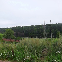 Территория фермы у берега Московского пролива