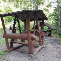 Место отдыха на терренкуре Старая мельница