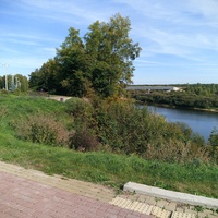 Вид с аллеи на реку Ветлуга.