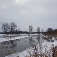 Река Щара течет рядом с малым селом