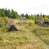 Брошенные дома.