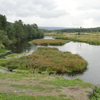 Река Уфалейка (вид с моста вниз по течению)