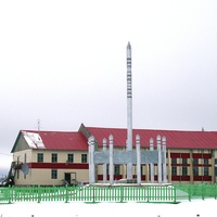 Обелиск ко Дню 50-летия в Великой Отечественной войне