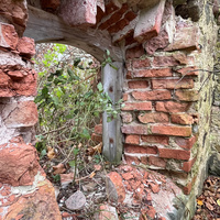 Д. Лопушно (Дятловский район) Руины старой мельницы. ноябрь 2024