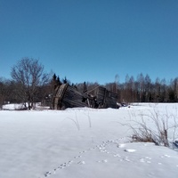 Разрушенный дом в д. Козулино