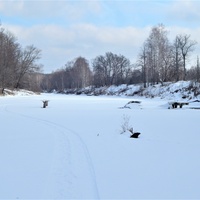 Д.Марьино, мост через Вышу_11фев2023г