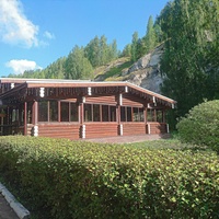 На территории историко-природного комплекса "Кунгурская ледяная пещера". Кафе "у Тимофеича".