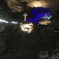 Кунгурская ледяная пещера. Грот "Крестовый".