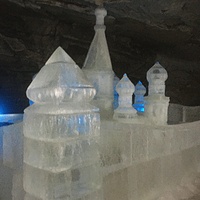 Кунгурская ледяная пещера. Грот "Крестовый".