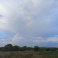 Радуга в облаках