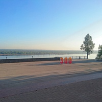 Малые архитектурные формы к юбилею города на набережной Камы.