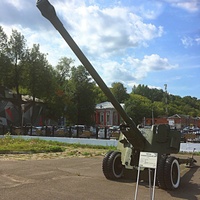 Музей пермской артиллерии. 100мм полевая пушка БМ-3Н образца 1944г.