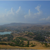 Село Солнечная Долина. Вид с горы Сююрю-Кая