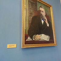 Экспозиции краеведческого музея. Портрет Николая Васильевича Мешкова. Художник Е. Широков, 2008г.
