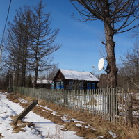 Дома в западной части посёлка.