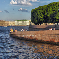 Санкт-Петербург.  Стрелка Васильевского острова