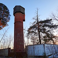 Водонапорная башня 1966г. между Западной и Октябрьской улицей.