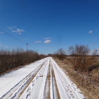 Дорога к СНТ "Байкал".