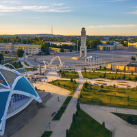 Тараз.  Площадь историко-культурного комплекса "Древний Тараз"