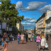 Нижний Новгород.  Большая Покровская улица.