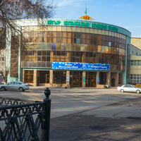 Алматы.  Республиканский государственный академический Уйгурский театр музыкальной комедии им. Куддуса Кужамьярова.