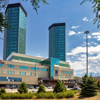 Алматы.  Многофункциональый бизнес-комплекс Almaty Towers