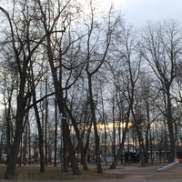 В парке имени Героя Советского Союза Олега Степанова.