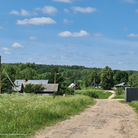 Иворово, Зеленая ул, вид к западу