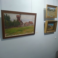 Музей пейзажа в старинном купеческом особняке конца XVIII в. (доме Философова, также известном как дом Грошева — Подгорнова). Корин А.М. "Плёс. Красная мельница".