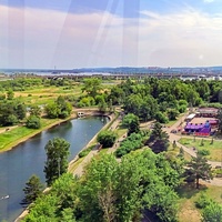 Иркутск с колеса обозрения