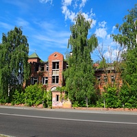 Здание таможни на Егорьевской ул. 4 после пожара 2015г. Ранее в здании располагался детский сад.