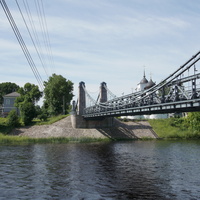 Цепной мост через р. Великая 1851-1853 гг.