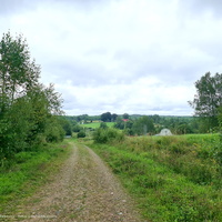 С. Рюминское, старинная булыжная мостовая