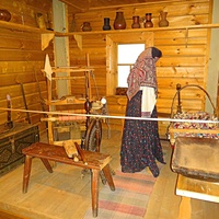Краеведческий музей. Экспозиция "Крестьянская изба".